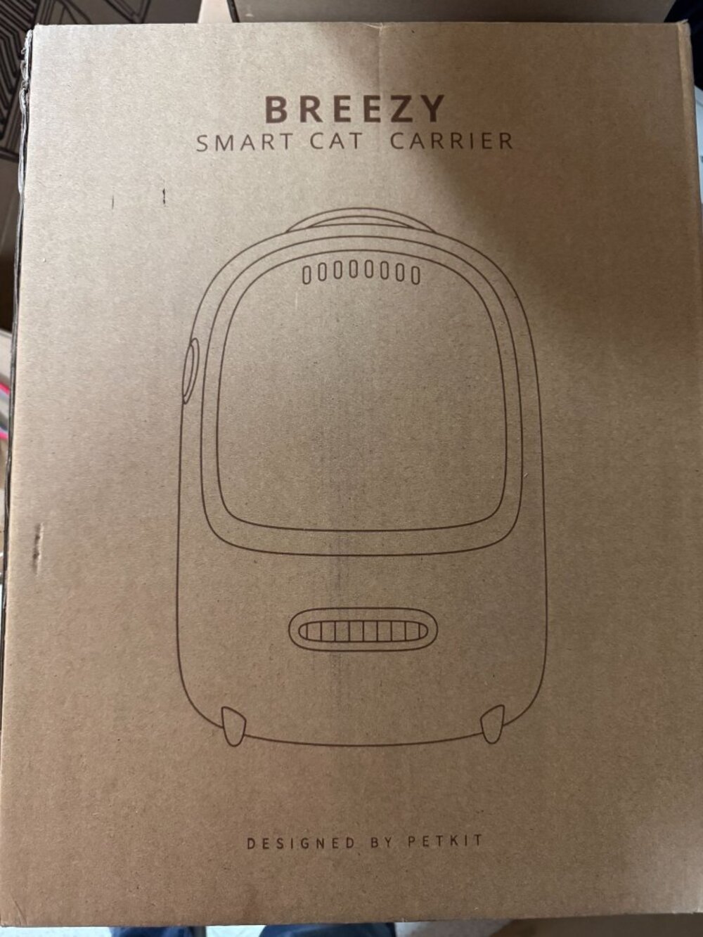 Breezy Smart Cat Carrier With Ventilation & Viewing Window Designed By Petkit